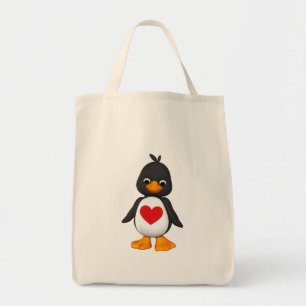 Precioso la bolsa de asas del pingüino
