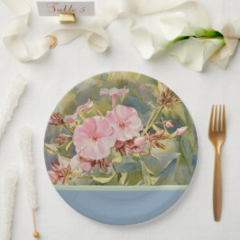 Precioso Pequeño Rosado - Plato de Papel