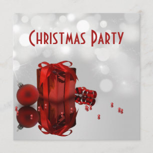 Precioso regalo de Navidad - Invitación de fiesta
