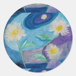 PRECIOSOS ADHESIVOS DE MARGARITAS DE LA ARTISTA PA