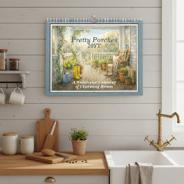 Preciosos Porches 2027 – Un Calendario Acuarela