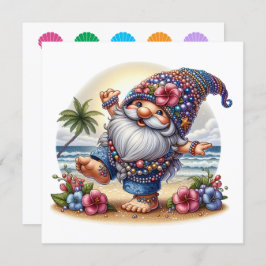 Precious Beach Gnome - Invitación temática