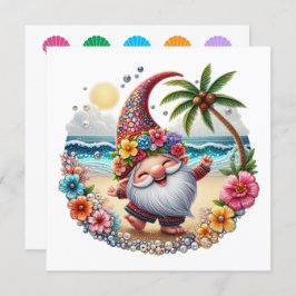 Precious Beach Gnome - Invitación temática