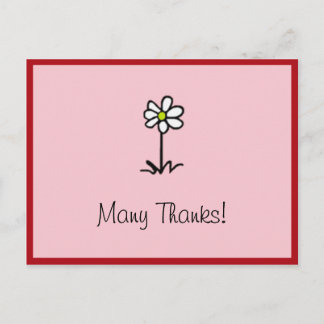 Precious Daisy Muchas Gracias Tarjeta Personalizad