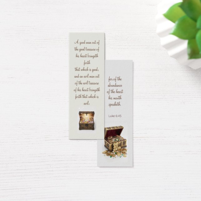 Precious treasures bookmark with motivating Bible (Escritorio)