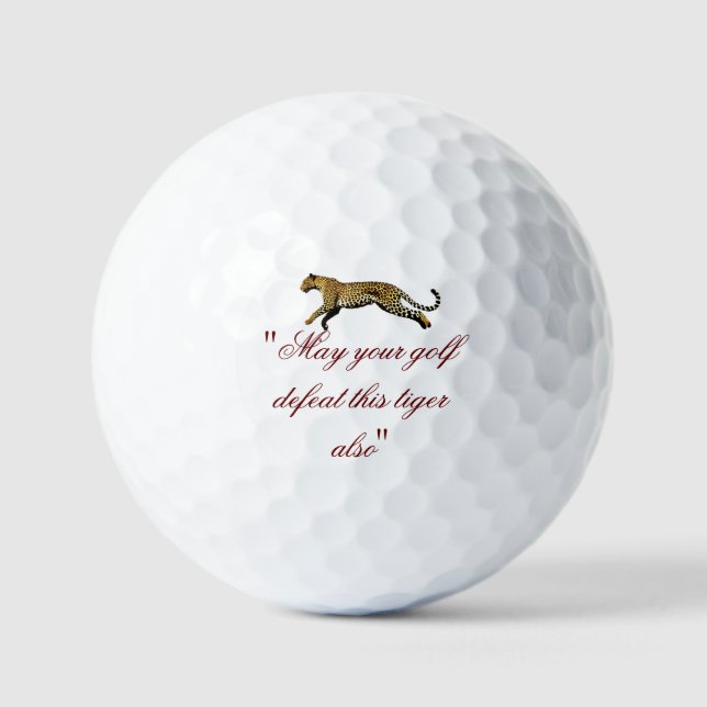 Precisión de Prowl: Pelotas de golf Leopard Print (Anverso)