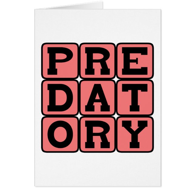 Predatorio, cazador de cabezas (Frente)