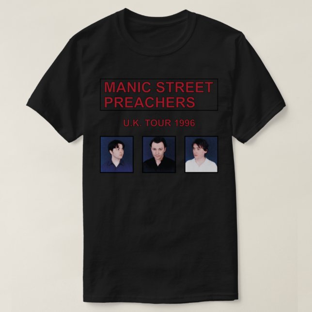 Predicadores callejeros de Manic Street, camiseta  (Diseño del anverso)