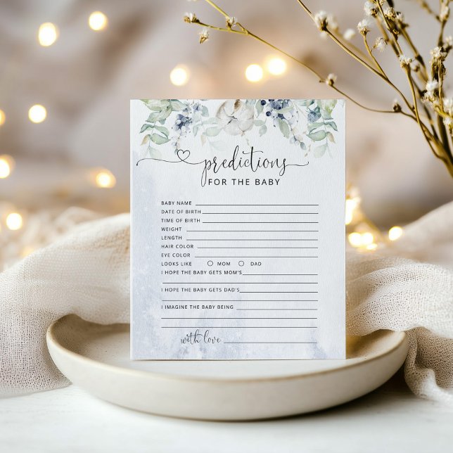 Predicción de invierno para tarjeta de bebé (Subido por el creador)