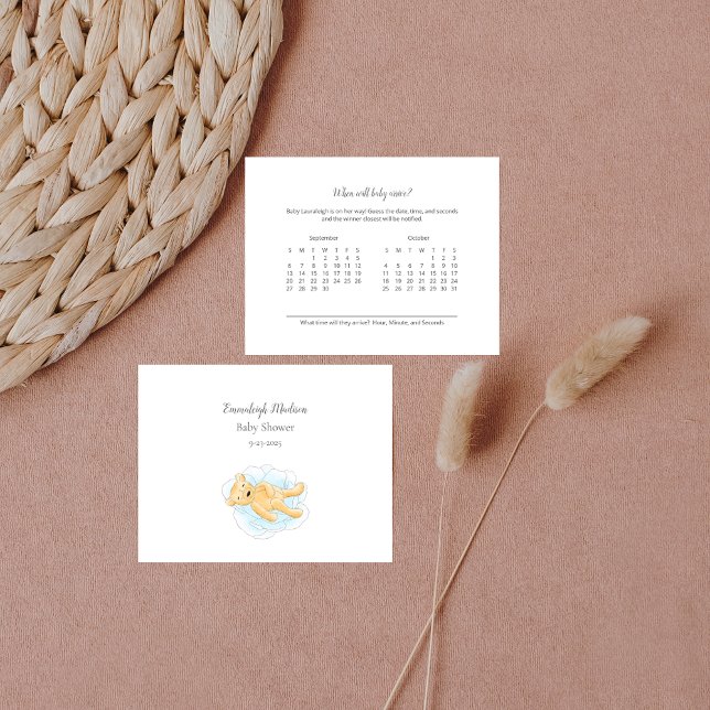 Predicción de llegada del bebé niño Teddy Bear (Subido por el creador)