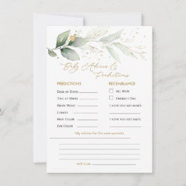 Predicción y consejo para el bebé de Foliage verde