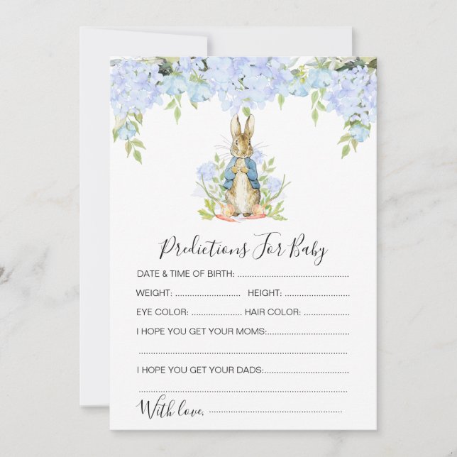 Predicciones De Bunny Para Invitación A Juegos De  (Anverso)