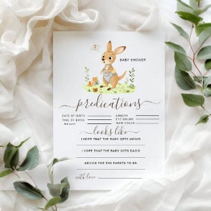 Predicciones rusticas de Baby Shower sobre el cang