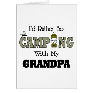 Preferiría estar acampando con el abuelo