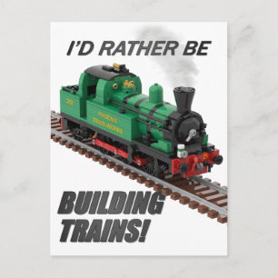 "Preferiría estar construyendo trenes" Tarjeta pos