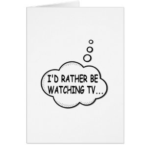 Preferiría Estar Viendo La Televisión