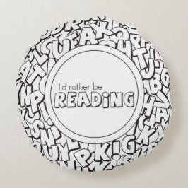 Preferiría Leer Cojín decorativo