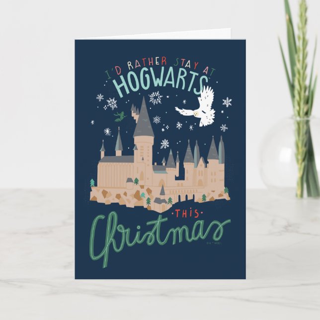 Preferiría quedarme en Hogwarts esta Navidad (Anverso)