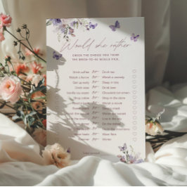 ¿Prefiere Una Tarjeta De Juego De Ducha De Maripos