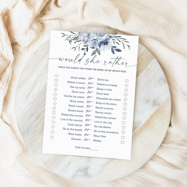 ¿Prefiere Una Tarjeta De Juego De Ducha De Novias  (Subido por el creador)