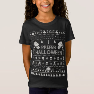 Prefiero a los Navidades de Halloween Sweater Grac
