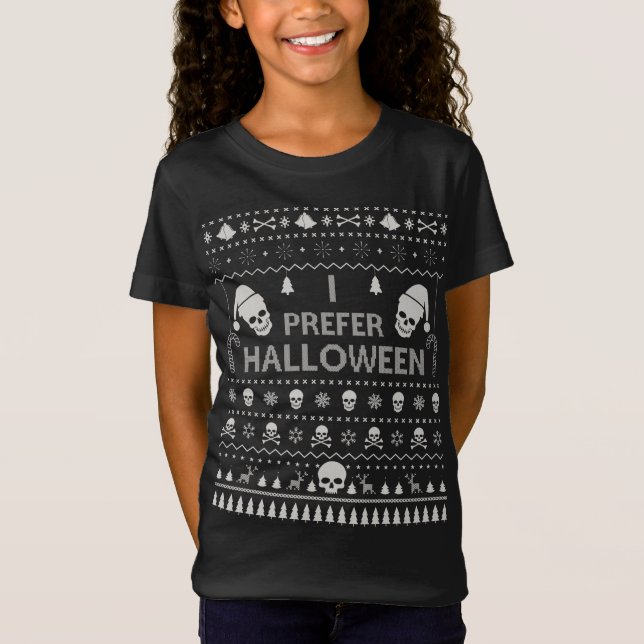 Prefiero a los Navidades de Halloween Sweater Grac (Anverso)