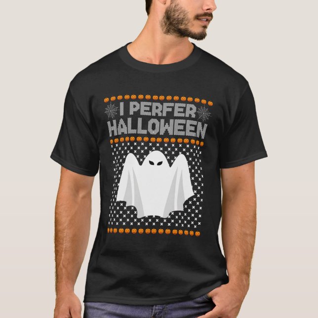 Prefiero a los Navidades de Halloween Sweater Grac (Anverso)