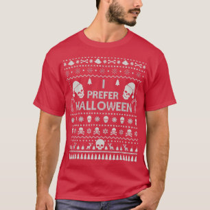 Prefiero a los Navidades de Halloween Sweater Grac