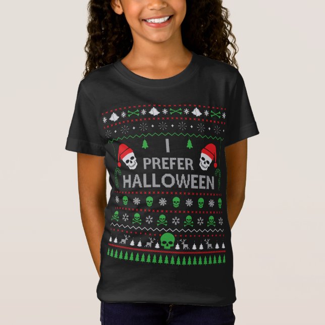 Prefiero a los Navidades de Halloween Sweater Grac (Anverso)