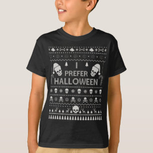 Prefiero a los Navidades de Halloween Sweater Grac
