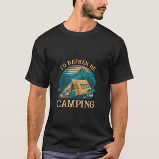Prefiero acampar camisetas oscuras