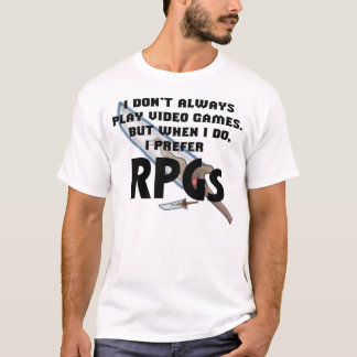 "Prefiero camisa de RPGs"