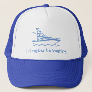Prefiero estar en bote. Un gorra para el marinero.