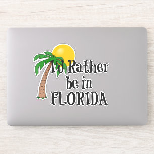 Prefiero estar en Florida Pegatina