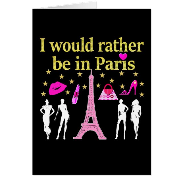 PREFIERO ESTAR EN PARÍS (Frente)