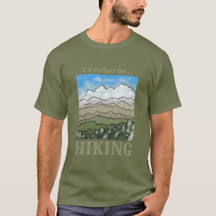 Prefiero estar haciendo senderismo con camiseta