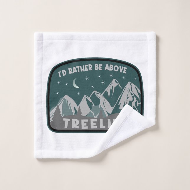 Prefiero estar por encima de Treeline (Toallita)