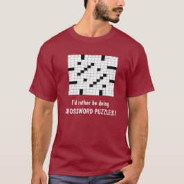 ¡Prefiero hacer CROSSWORD PUZZLES! Camiseta