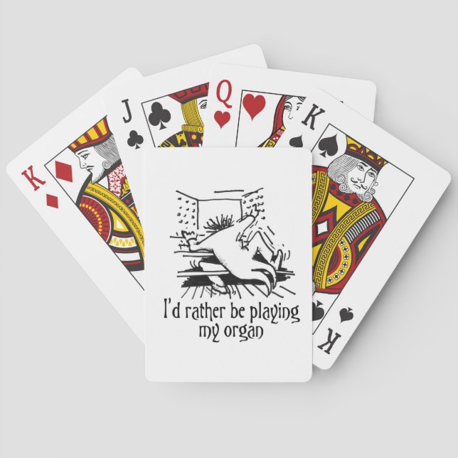 Prefiero jugar a mis cartas de juego de órganos (Reverso)