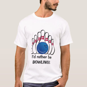 Prefiero ser camiseta de Personalizable Bowling