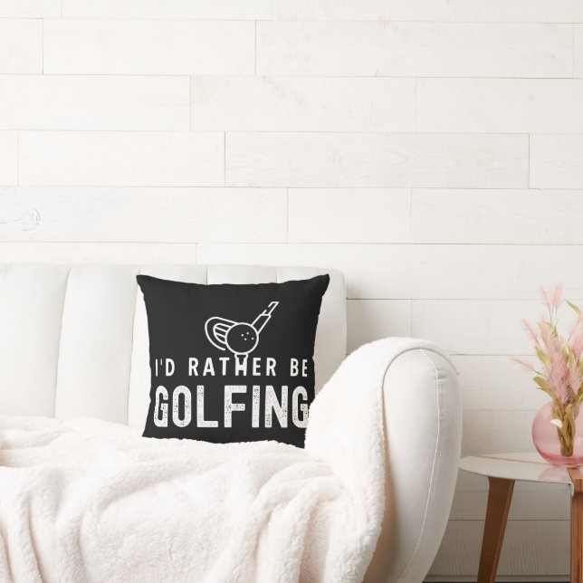 Prefiero ser Cojín decorativo de golf (Sofá)