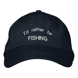 Prefiero ser Gorra de PESCA bordada