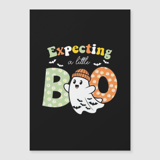 Pregnant Mom To Be Little Boo Funny Halloween Desi (Anverso)