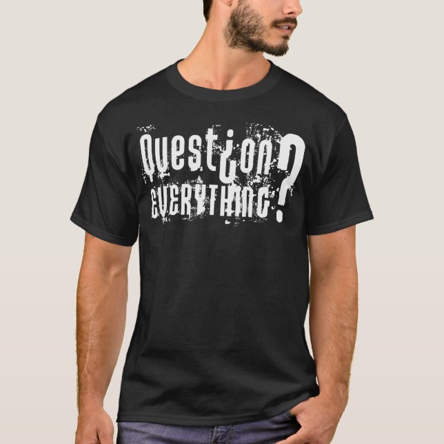 Pregunta todo - camisa oscura (Anverso)
