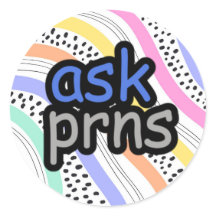 Pregúntame a mi Pegatina de Pronouns