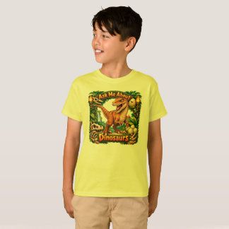 Pregúntame sobre Dinosaurios - Camiseta de Velocir