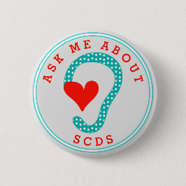 Pregúntame sobre el botón SCDS (Texto rojo y Aqua)