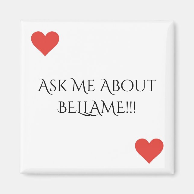 Pregúntame sobre el imán Bellame (Frente)