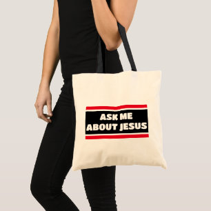 Pregúntame sobre Jesús Evangelismo en la bolsa