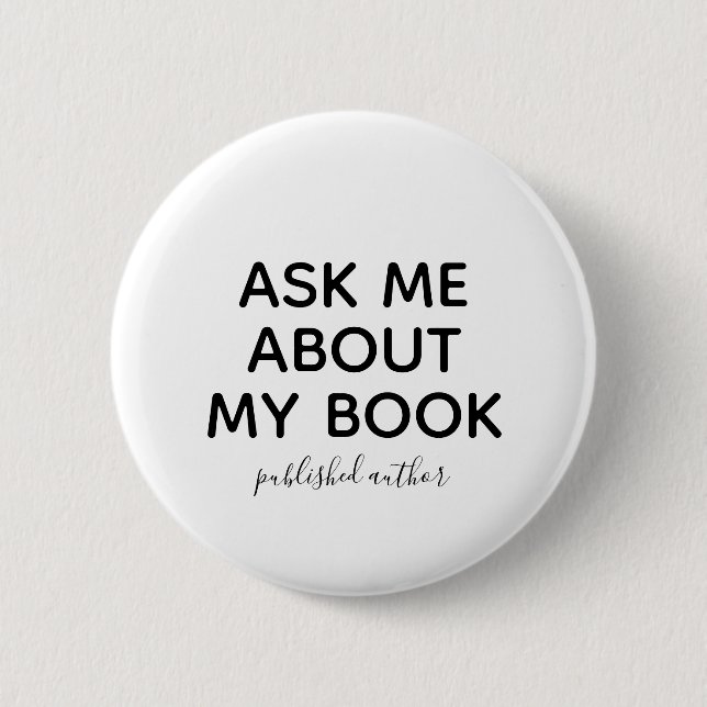 Pregúntame sobre mi libro publicado con el botón d (Anverso)